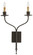 Highlight Bronze Wall Sconce Two Light Wall Sconce in Bronze Gold (142|5000-0038)