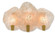 Nightfall Wall Sconce Three Light Wall Sconce in Contemporary Gold Leaf/Smoky Quartz (142|5000-0170)