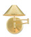 Seton Brass Swing-Arm Wall Sconce LED Wall Sconce in Brushed Brass (142|5000-0186)