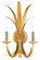 Bette Collection Two Light Wall Sconce in Grecian Gold Leaf (142|5000-0188)