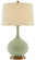 Cait One Light Table Lamp in Green/Antique Brass (142|6000-0218)
