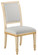 Ines Chair in Ivory/Antique Gold (142|7000-0152)