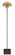 La Rue One Light Floor Lamp in Brushed Brass/Black (142|8000-0095)