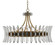 Coquette Collection Eight Light Chandelier in Antique Brass (142|9000-0014)