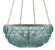 Quorum Eight Light Chandelier in Clear/Silver Leaf (142|9000-0140)