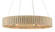 Tetterby Collection Six Light Chandelier in Light Taupe/Smokewood (142|9000-0646)