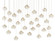 Crystal Bud 30 Light Pendant in Clear/Contemporary Silver Leaf/Silver (142|9000-0672)