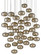 Pepper 36 Light Pendant in Nickel/Silver (142|9000-0694)