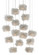 Birds Nest 15 Light Pendant in Clear/Silver (142|9000-0698)