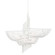 Neptune White Chandelier Eight Light Chandelier in Gesso White (142|9000-0839)