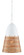 Arundo Pendant One Light Pendant in Gesso White/Natural Rattan (142|9000-0840)