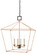 Denison Four Light Lantern in Natural/Molé Black (142|9000-0872)