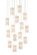 Escenia 15 Light Pendant in Frosted White/Silver (142|9000-0884)