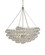 Stratosphere Four Light Chandelier in Clear/Contemporary Silver Leaf (142|9002)