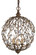 Crystal Bud Three Light Chandelier in Cupertino (142|9652)