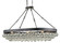 Balthazar Six Light Chandelier in French Black/Clear (142|9888)