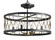 Crisscross Collection Four Light Pendant in French Black/Pyrite Bronze (142|9902)