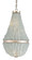 Platea Three Light Chandelier in Seaglass (142|9966)