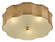 Wexford LED Flush Mount in Antique Brass/Frosted (142|9999-0001)