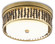 Ferber Two Light Flush Mount in Brass/Natural (142|9999-0047)