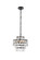 Mila Three Light Pendant in Black (173|1102D12BK)