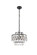 Mila Three Light Pendant in black (173|1102D14BK)