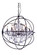 Geneva Six Light Chandelier in Dark Bronze (173|1130D32DB/RC)