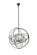 Geneva Six Light Chandelier in Dark Bronze (173|1130D32DB/RC)