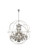 Geneva 25 Light Chandelier in Polished Nickel (173|1130G60PN-SS/RC)