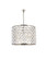 Madison Eight Light Chandelier in Polished nickel (173|1204D27PN/RC)
