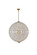 Olivia Eight Light Chandelier in French Gold (173|1205G36FG/RC)