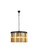 Sydney Eight Light Chandelier in Matte Black (173|1208D26MB-GT/RC)