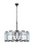 Monaco Eight Light Chandelier in Flat Black (Matte) (173|1211D30FB)