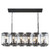 Monaco 12 Light Chandelier in Flat Black (Matte) (173|1212D40FB)