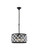 Madison Four Light Pendant in Matte Black (173|1214D16MB/RC)