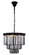 Sydney Nine Light Chandelier in Matte Black (173|1231D20MB-SS/RC)