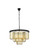 Sydney Nine Light Chandelier in Matte Black (173|1231D26MB-GT/RC)