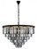 Sydney 33 Light Chandelier in Matte Black (173|1231D44MB-SS/RC)