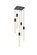 Weston Five Light Pendant in Black (173|2066D16BK)