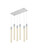 Weston Six Light Pendant in chrome (173|2066D32C)