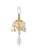 Maria Theresa One Light Wall Sconce in Gold (173|2800W1G/RC)