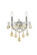 Maria Theresa Two Light Wall Sconce in Chrome (173|2800W2C-GT/RC)