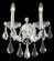 Maria Theresa Two Light Wall Sconce in Chrome (173|2801W2C/RC)