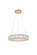 Monroe LED Pendant in Gold (173|3503D17G)