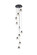 Eren LED Pendant in Black (173|3505G11BK)