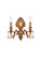 Monarch Two Light Wall Sconce in French Gold (173|9602W10FG-GT/RC)