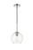 BAXTER One Light Pendant in Chrome and Clear (173|LD2206C)