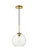 BAXTER One Light Pendant in Brass (173|LD2212BR)