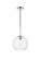 BAXTER One Light Pendant in Chrome and Clear (173|LD2212C)