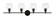 Collier Four Light Wall Sconce in Black and Clear glass (173|LD2322BK)